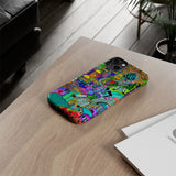 Vibrant Phone Case with Cityscape Design, Ideal for Travelers, Gift for Birthdays, Art Lovers, Festivals, Eco-Friendly Accessories