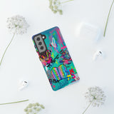 Turquoise Mobile phone cover