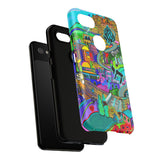 Vibrant Phone Case with Cityscape Design, Ideal for Travelers, Gift for Birthdays, Art Lovers, Festivals, Eco-Friendly Accessories
