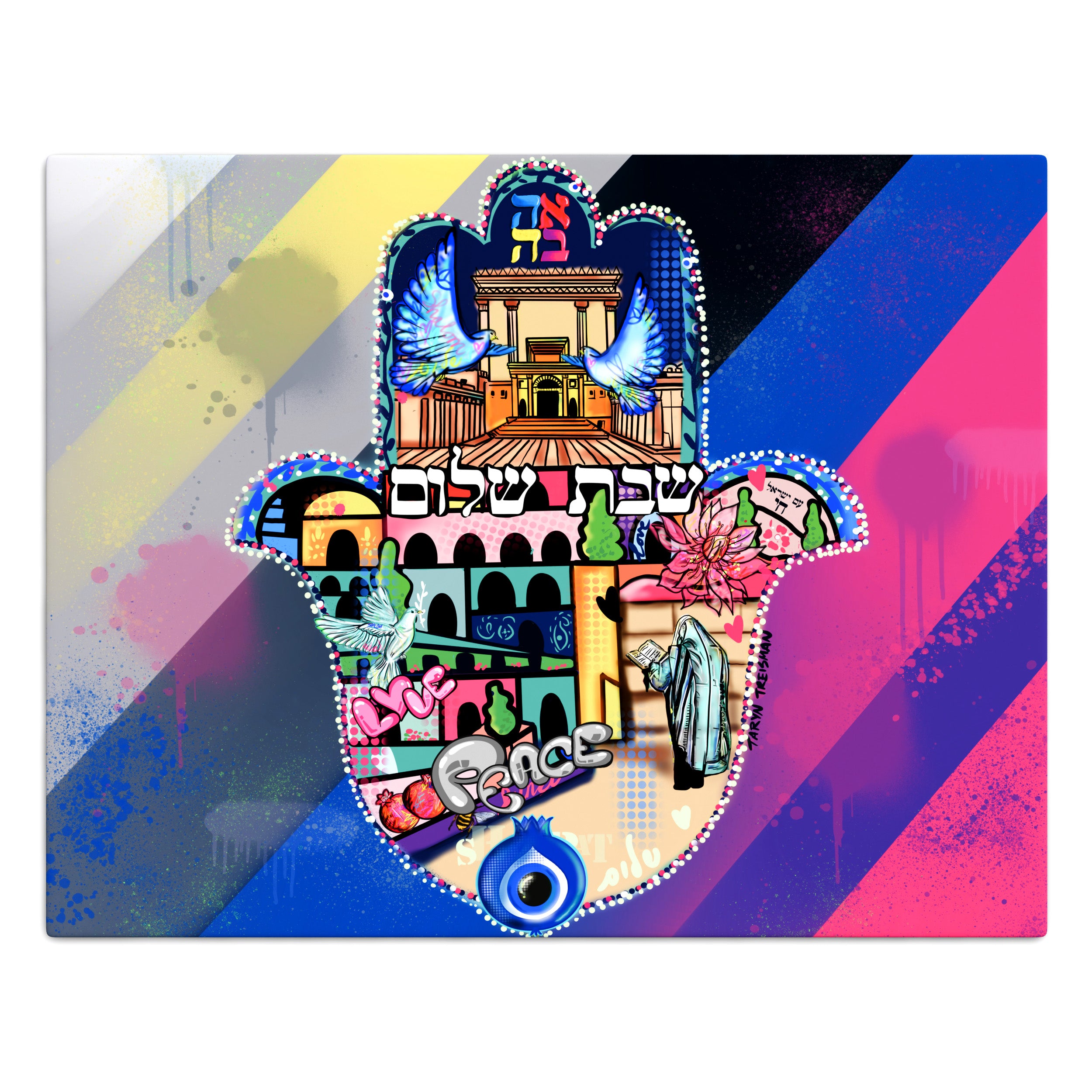 Challah Cover: Hamsa