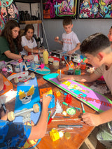 Kids painting art class per month