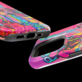 Graffiti Floral Magnetic Phone Case — Impact‑Resistant iPhone Cover