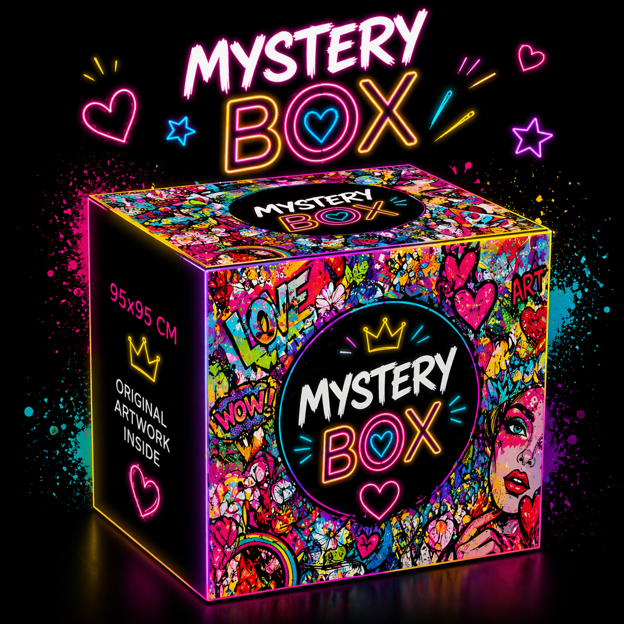Large artwork Mystery box