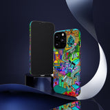 Vibrant Phone Case with Cityscape Design, Ideal for Travelers, Gift for Birthdays, Art Lovers, Festivals, Eco-Friendly Accessories