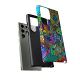 Vibrant Phone Case with Cityscape Design, Ideal for Travelers, Gift for Birthdays, Art Lovers, Festivals, Eco-Friendly Accessories