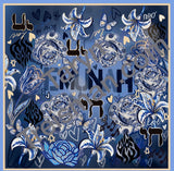 Blue Chai Silky Scarf