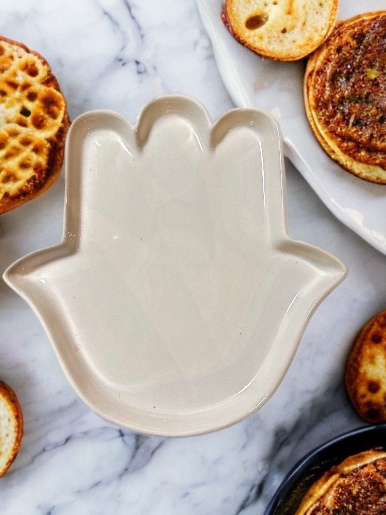 Hamsa Ceramic Serving platter