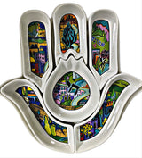Hamsa Ceramic Serving platter