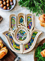 Hamsa Ceramic Serving platter