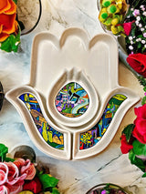 Hamsa Ceramic Serving platter